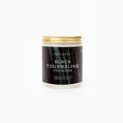 Black Tourmaline - Crystal Infused Candle